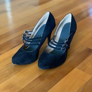 JustFab Cecily classic heels with strap detailing